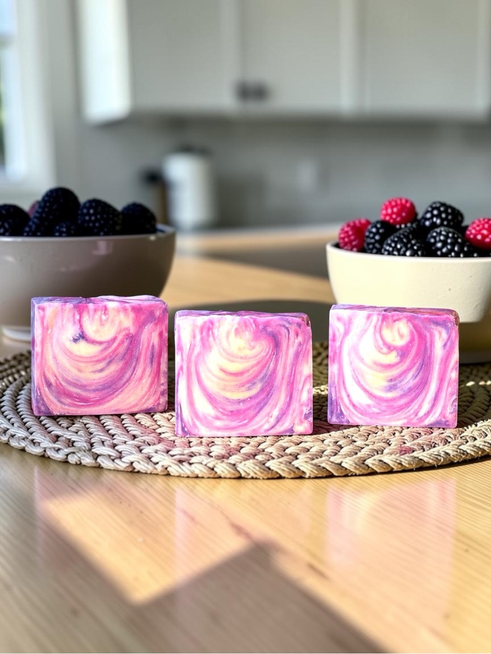 Handcrafted Goat’s Milk Soap in Berry Magic